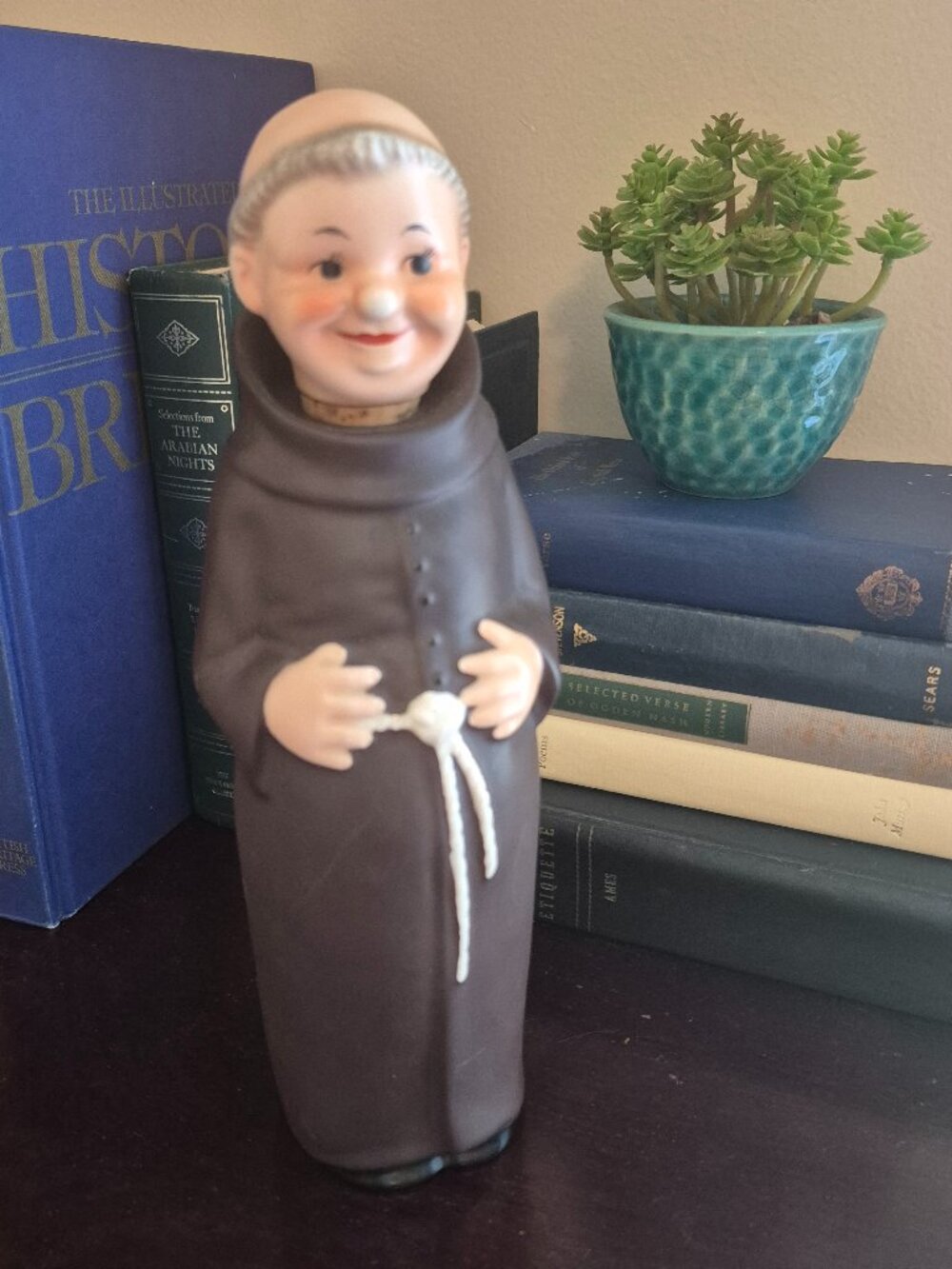 1956 Friar Tuck Decanter Barware